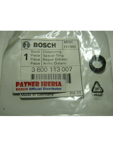 Repuesto original BOSCH 3600113007 Anillo distanciador