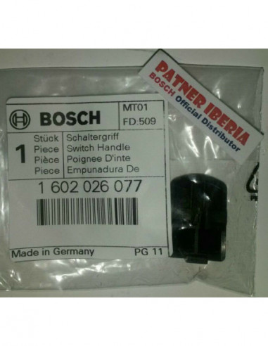 Repuesto original BOSCH 1602026077 Empuñadura de interruptor