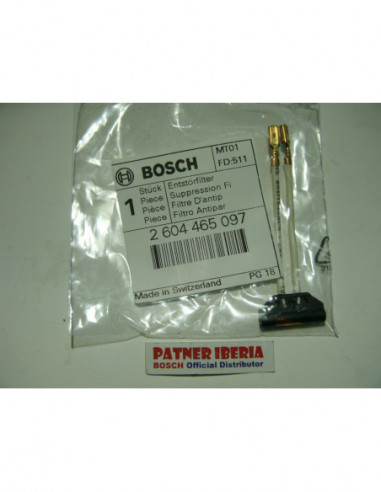 Repuesto original BOSCH 2604465097 Filtro antiparasitario