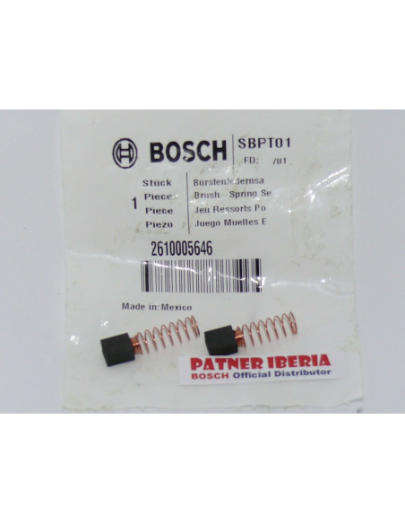 Repuesto original BOSCH 2610005646 Juego de muelles para escobillas