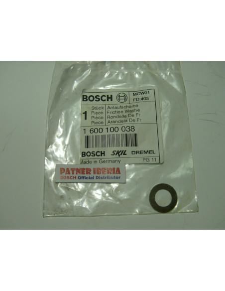 Repuesto original BOSCH 1600100038 Arandela de fricción