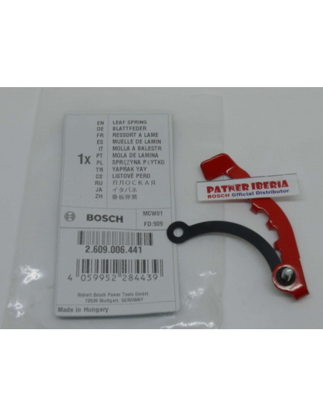 Repuesto original BOSCH 2609006441 Muelle de lámina