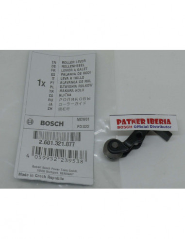 Repuesto original BOSCH 2601321077 Palanca de rodillo