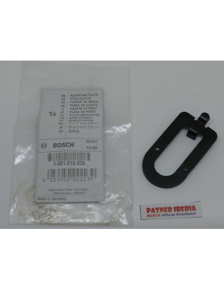 Repuesto original BOSCH 1601015035 Placa de ajuste