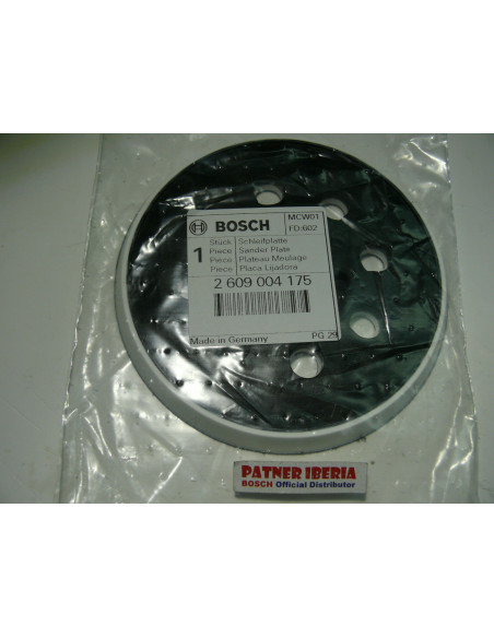Repuesto original BOSCH 2609004175 Placa lijadora