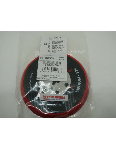 Repuesto original BOSCH 2608614078 Plato de goma