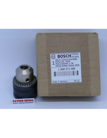 Repuesto original BOSCH 1608571089 Portabrocas de corona dentada