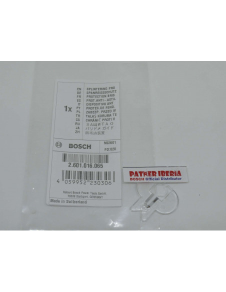 Repuesto original BOSCH 2601016065 Protección anti-astillamiento