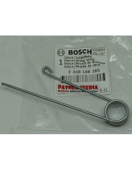 Repuesto original BOSCH F016L66165 Resorte Repuesto original BOSCH F016L66165 Resorte