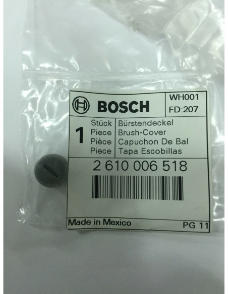 Repuesto original BOSCH 2610006518 Tapa de escobillas