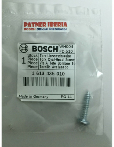 Repuesto original BOSCH 1613435010 Tornillo avallanado Torx