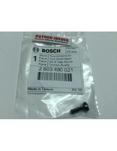 Repuesto original BOSCH 2603490021 Tornillo avallanado Torx