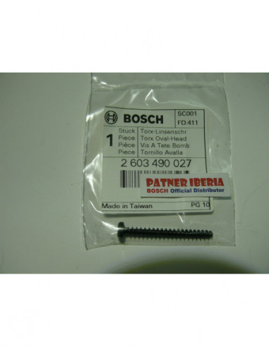 Repuesto original BOSCH 2603490027 Tornillo avallanado Torx