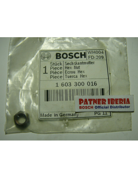 Repuesto original BOSCH 1603300016 Tuerca hexagonal