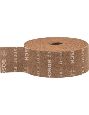 BOSCH EXPERT 2608901227 Rollo de vellón EXPERT N880 para lijado manual de 115 mm x 10 m, grueso A