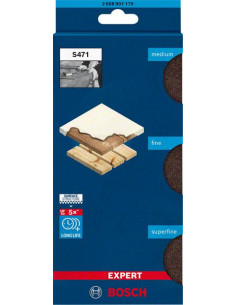 BOSCH EXPERT 2608901175 Taco EXPERT S471 Standard de 69 x 97 x 26 mm, M, F, SF 3 unidades 2