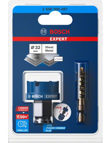 Sierra de corona EXPERT Sheet Metal de 32 x 5 mm