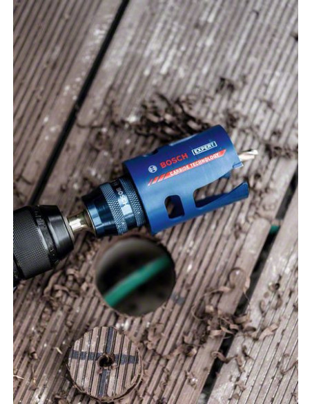 Set de sierra de corona EXPERT Construction Material de 20/25/32/38/51/64 mm, 10 unidades