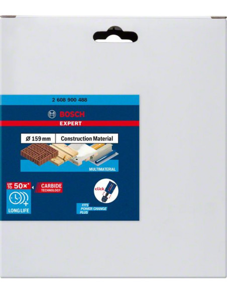 Sierra de corona EXPERT Construction Material de 159 x 60 mm