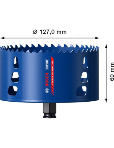 Sierra de corona EXPERT Tough Material de 127 x...