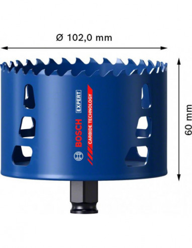 Sierra de corona EXPERT Tough Material de 102 x...