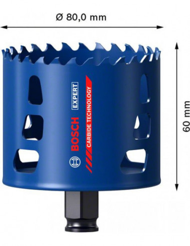 Sierra de corona EXPERT Tough Material de 80 x...