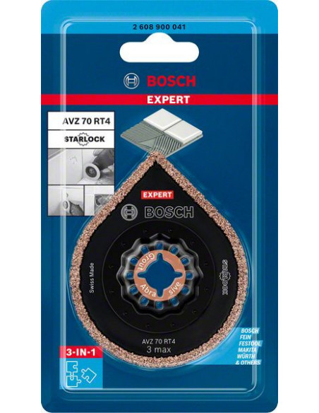 Placa de fresado de multiherramienta EXPERT 3 max AVZ 70 RT4 de 70 mm