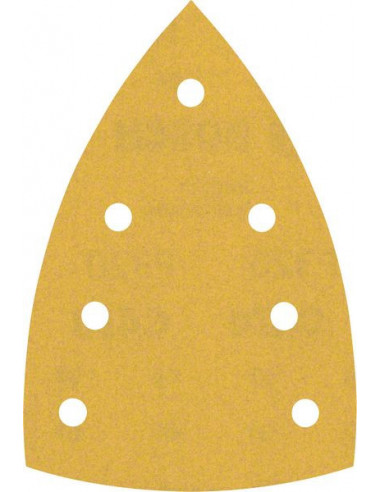 BOSCH EXPERT 2608901166 Papel de lija EXPERT C470 con 7 orificios para multilijadoras de 100 x 150 mm, G 320 10 unidades