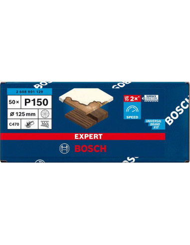 Papel de lija EXPERT C470 multiperforado para...