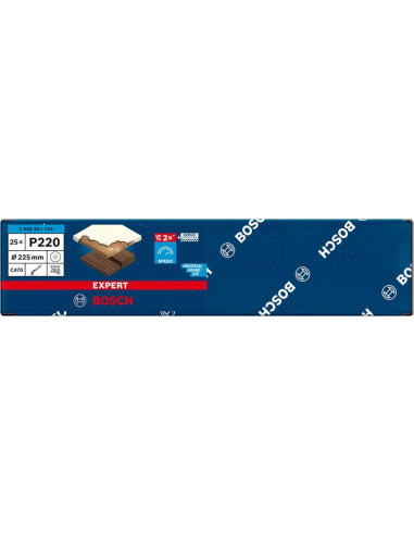 Papel de lija EXPERT C470 con 19 orificios para...