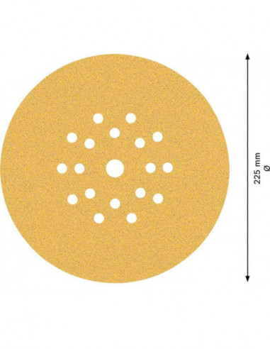 Papel de lija EXPERT C470 con 19 orificios para...