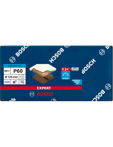 Papel de lija EXPERT C470 multiperforado para...