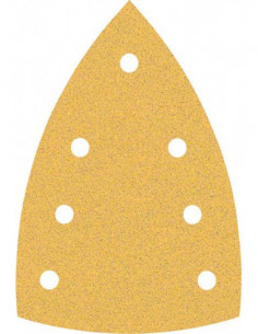 BOSCH EXPERT 2608901116 Papel de lija EXPERT C470 con 7 orificios para multilijadoras de 100 x 150 mm, G 80 10 unidades