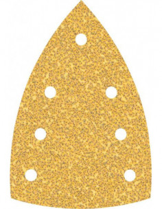 BOSCH EXPERT 2608901114 Papel de lija EXPERT C470 con 7 orificios para multilijadoras de 100 x 150 mm, G 40 10 unidades