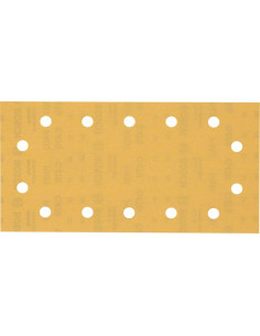 BOSCH EXPERT 2608900950 Papel de lija EXPERT C470 con 14 orificios para lijadoras orbitales 115 x 230 mm, G 400 50 unidades