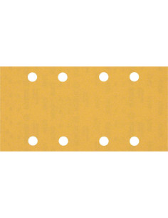 BOSCH EXPERT 2608900940 Papel de lija EXPERT C470 con 8 orificios para lijadoras orbitales 93 x 186 mm, G 180 50 unidades