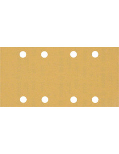 BOSCH EXPERT 2608900939 Papel de lija EXPERT C470 con 8 orificios para lijadoras orbitales 93 x 186 mm, G 120 50 unidades