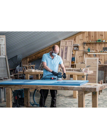 Papel de lija EXPERT C470 con 6 orificios para lijadoras excéntricas de 150 mm, G 400, 50 unidades