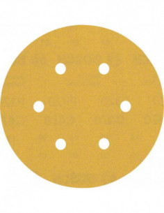BOSCH EXPERT 2608900924 Papel de lija EXPERT C470 con 6 orificios para lijadoras excéntricas de 150 mm, G 320, 50 unidades