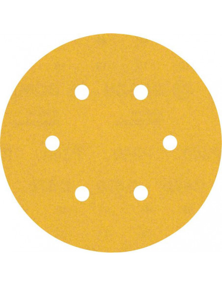 BOSCH EXPERT 2608900923 Papel de lija EXPERT C470 con 6 orificios para lijadoras excéntricas de 150 mm, G 240, 50 unidades