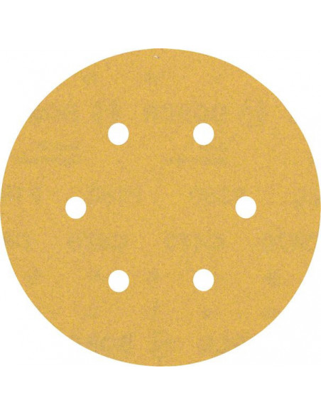 BOSCH EXPERT 2608900922 Papel de lija EXPERT C470 con 6 orificios para lijadoras excéntricas de 150 mm, G 180, 50 unidades