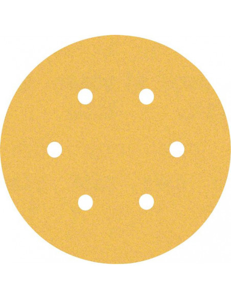 BOSCH EXPERT 2608900921 Papel de lija EXPERT C470 con 6 orificios para lijadoras excéntricas de 150 mm, G 120, 50 unidades