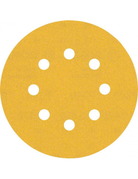 BOSCH EXPERT 2608900914 Papel de lija EXPERT C470 con 8 orificios para lijadoras excéntricas de 125 mm, G 240, 50 unidades