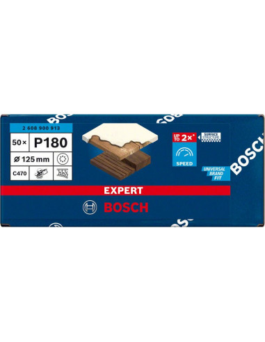 Papel de lija EXPERT C470 con 8 orificios para...