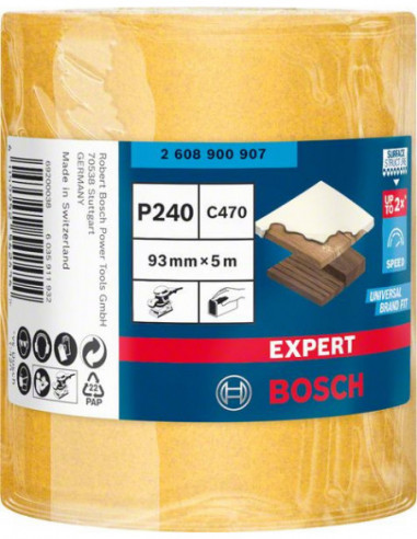 Rollo de papel de lija EXPERT C470 para lijado...