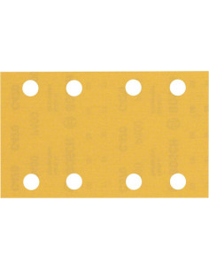 BOSCH EXPERT 2608900885 Papel de lija EXPERT C470 con 8 orificios para lijadoras orbitales 80 x 133 mm, G 400 10 unidades