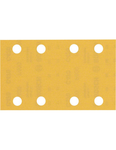 BOSCH EXPERT 2608900885 Papel de lija EXPERT C470 con 8 orificios para lijadoras orbitales 80 x 133 mm, G 400 10 unidades