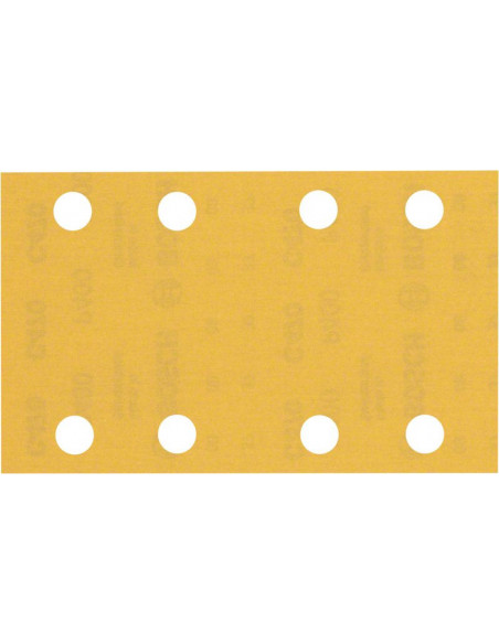 BOSCH EXPERT 2608900885 Papel de lija EXPERT C470 con 8 orificios para lijadoras orbitales 80 x 133 mm, G 400 10 unidades