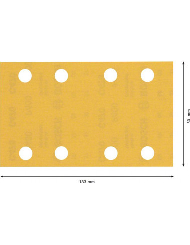 Papel de lija EXPERT C470 con 8 orificios para...