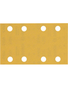 BOSCH EXPERT 2608900884 Papel de lija EXPERT C470 con 8 orificios para lijadoras orbitales 80 x 133 mm, G 320 10 unidades